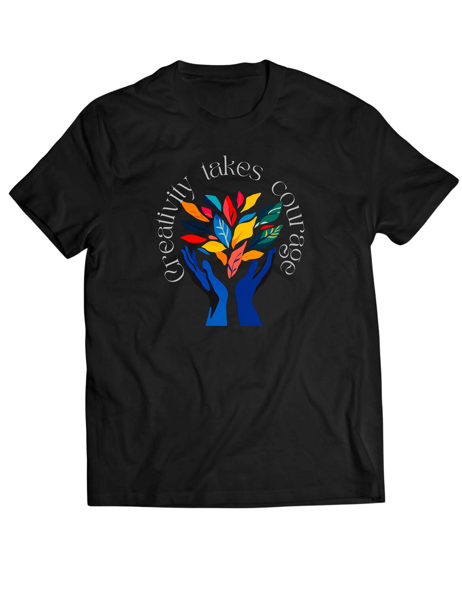 Matisse T-Shirt Creativity Takes Courage – Artist Gift for Men & Women, Art Teacher Tee, Henri Matisse Inspired Shirt
