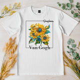 Van Gogh Sunflowers T‑Shirt – Vintage Sunflowers Art Tee for Men & Women, Vincent Van Gogh Painting Shirt