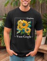 Van Gogh Sunflowers T‑Shirt – Vintage Sunflowers Art Tee for Men & Women, Vincent Van Gogh Painting Shirt