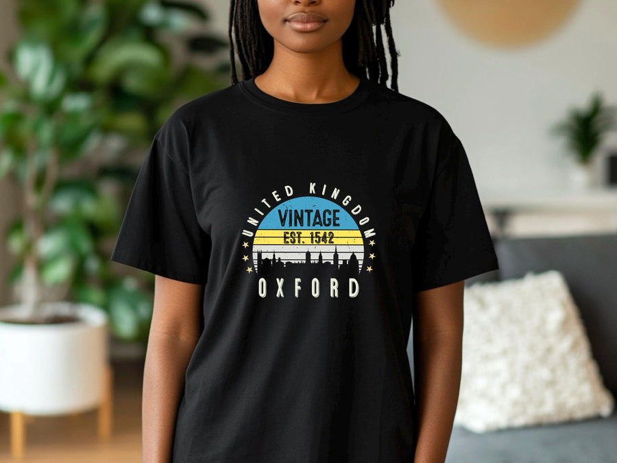 Oxford Shirt, England t-shirt, United Kingdom Vintage Style T-Shirt, Oxford T-Shirt, Vintage 1542 shirt, England gift Sh