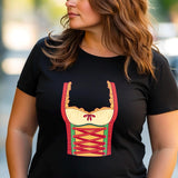 Oktoberfest Woman Costume T-Shirt, Bavarian Dirndl Style Tee, German Beer Festival Shirt, Funny Prost Shirt, Munich Part