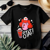 Funny Nurse Shirt, Boba Tea Lover Tee, Bubble Tea Gift T-Shirt for Nurses, Cute Medical Worker Tee, Nursing Life Shirt