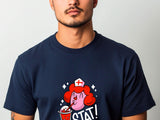 Funny Nurse Shirt, Boba Tea Lover Tee, Bubble Tea Gift T-Shirt for Nurses, Cute Medical Worker Tee, Nursing Life Shirt