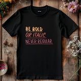 Graphic Designer T-Shirt, Bold Typography Tee
