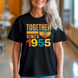 Rings Together Since 1955 Shirt – Vintage Anniversary T-Shirt – Unisex Couple Tee – Husband Wife Matching Shirt – Est 19