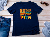 51 years married gift, 51th anniversary, 1975 anniversary gift, golden anniversary, golden wedding gift, 51th wedding pr