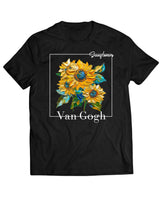 Van Gogh Sunflowers T‑Shirt – Vintage Sunflowers Art Tee for Men & Women, Vincent Van Gogh Painting Shirt