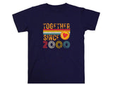 Custom Year 2000 Together Since T-Shirt, Retro Love Shirt, Couple Anniversary Gift, Husband Wife Matching Tee,  Valentin