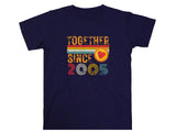 Matching Couple Tee, Husband Wife Unisex Shirt, Est 2005 Love Gift, Rings Together Since 2005 Shirt – 20th Anniversary T