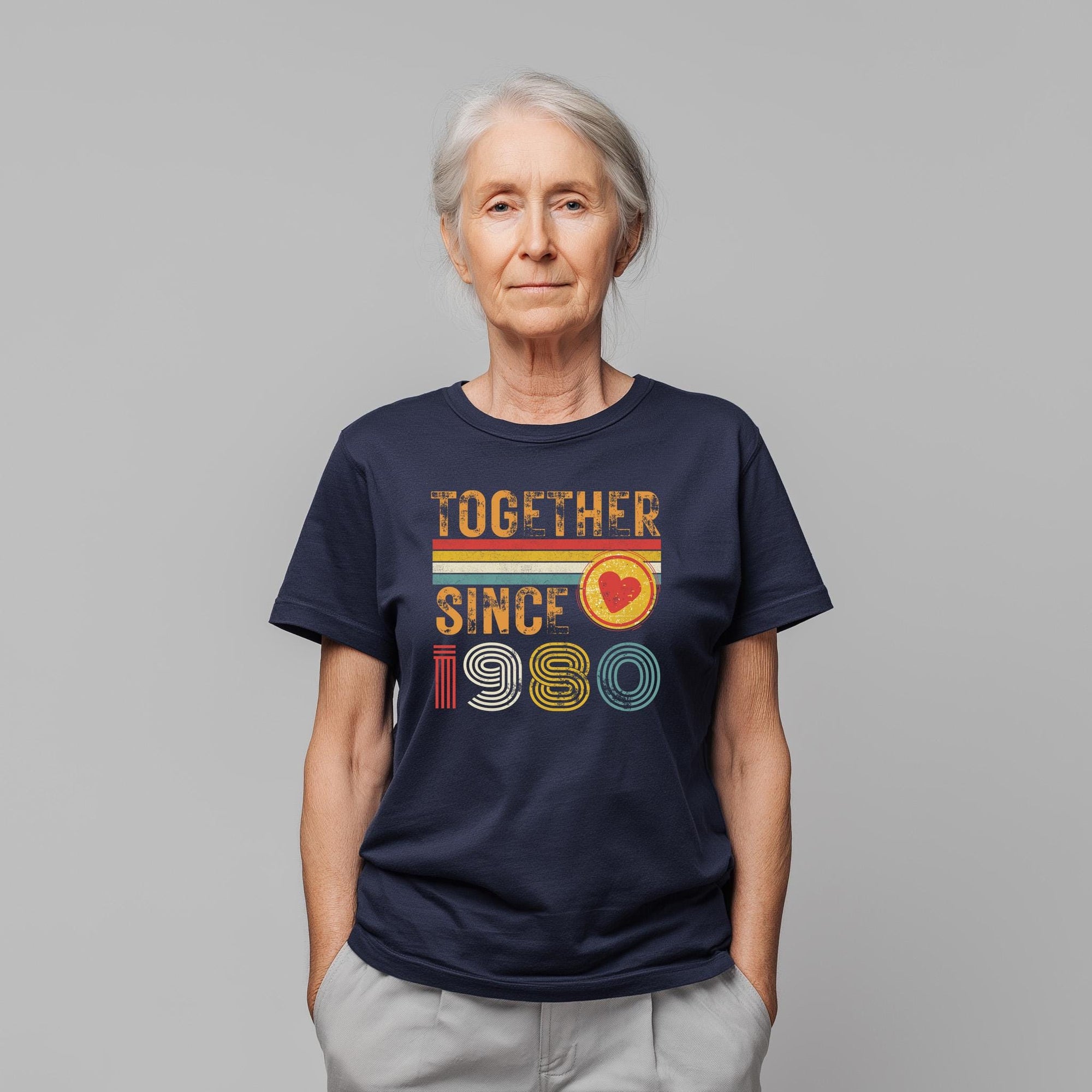 46 Years Married Gift | 46th Anniversary Shirt | 1980 Anniversary Gift | Sapphire Anniversary Inspired Present | Wedding Gift for Couple