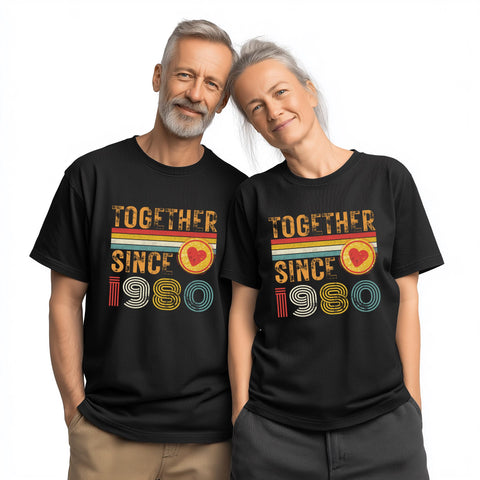46 Years Married Gift | 46th Anniversary Shirt | 1980 Anniversary Gift | Sapphire Anniversary Inspired Present | Wedding Gift for Couple