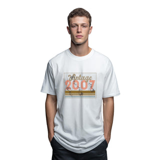 Vintage 2007 T-Shirt – 18th Birthday Gift for Men
