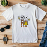 Oktoberfest Funny Skeletons T-Shirt, Beer Festival Shirt, Group Drinking Team Tee, German Beer Lover Shirt, Cheers Hallo
