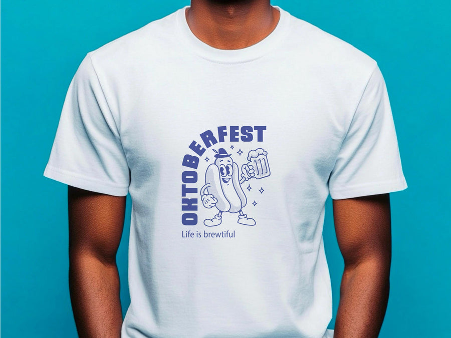 Oktoberfest T-Shirt – Funny Beer Festival Tee – Bavarian Costume Shirt – German Party Outfit – Lederhosen Style – Beer L