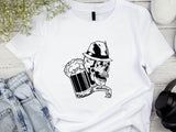 Modern Oktoberfest Shirt, Trendy Bavarian Tee for Women, Edgy Beer Festival Top, Alternative Dirndl T-Shirt, Munich Part
