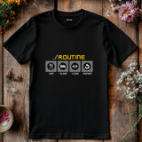Developer Routine Shirt, Eat Sleep Code Repeat Tee, Funny Programmer T-Shirt, Software Engineer Gift, Coding Unisex Shir