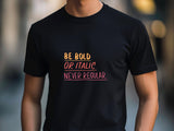 Graphic Designer T-Shirt, Bold Typography Tee
