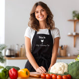 Funny Apron for Women – Personalised Ladies Cooking Apron | Printed Adult Apron Gift for Her | Kitchen Gift | Custom Apr