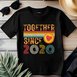 2020 To Anniversary T-Shirt, Matching Anniversary Shirts, Custom Anniversary Shirt Gift For Couple, Wifey and Hubby Tee,