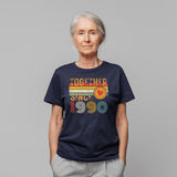 35th Anniversary Shirt, Est. 1990 Matching Couple Tees, Wifey & Hubby Gift, Married Since 1990 Custom Husband and Wife T