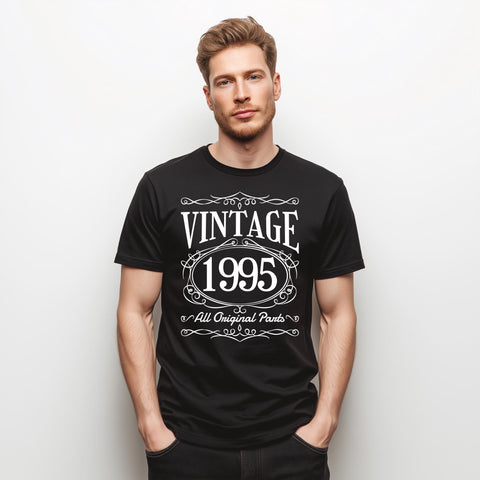 Vintage 1995 T-Shirt – Funny 30th Birthday Gift for Dad