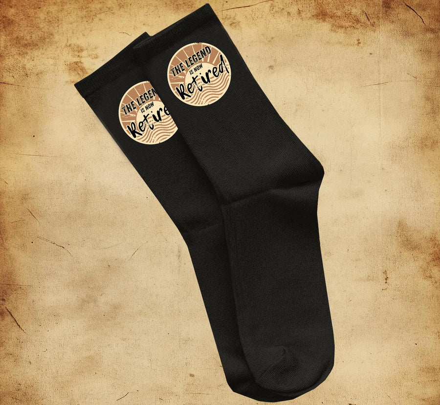 Officially Retired Socks – Funny Retirement Gift for Men & Women | Retirement Socks | Leaving Present | Happy Retirement