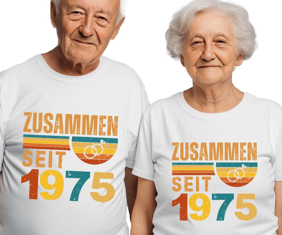 Geschenk 51 Jahre verheiratet, 51. Hochzeitstag, Jubiläumsgeschenk 1975, Goldene Hochzeit, Geschenk goldene Hochzeit, 51