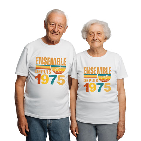 Cadeau 50 ans de mariage, 50e anniversaire, cadeau anniversaire 1975, noces d’or, cadeau noces d’or, cadeau 50e anniversaire, anniversaire