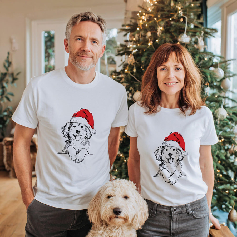 Cute Cavapoo Dog Christmas T-Shirt | Holiday Gift