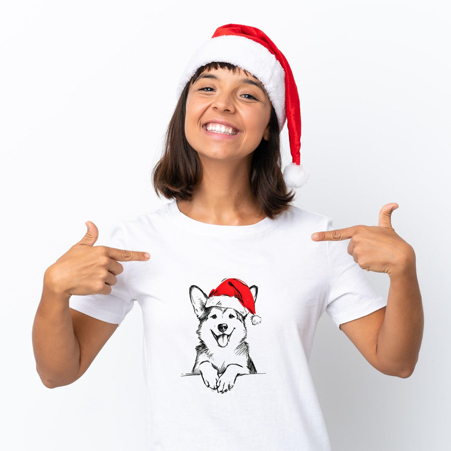 Corgi Dog Christmas T Shirt | Cute Corgi Xmas Tshirt | Funny Holiday Shirt For Dog Lovers | Christmas Gift For Men Women