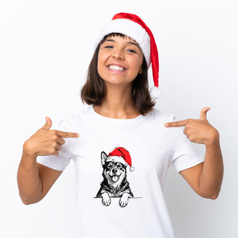 Rottweiler Dog Christmas T Shirt | Cute Rottweiler Xmas Tshirt | Funny Holiday Shirt For Dog Lovers | Gift For Men Women Kids