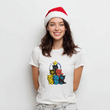 Meowy Catmas Shirt – Cute Cat Christmas Tree Tee, Merry Catmas Gift for Cat Lovers, Holiday Cat Mum T-Shirt, Funny Xmas 