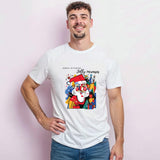 Santa in Pieces Christmas Shirt – Surreal Picasso Style Xmas Tee, Abstract Art Christmas Shirt, Cute Merry Christmas Gif