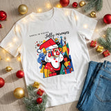 Santa in Pieces Christmas Shirt – Surreal Picasso Style Xmas Tee, Abstract Art Christmas Shirt, Cute Merry Christmas Gif