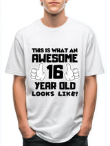 Awesome 16 Year Old T-Shirt – Birthday Gift Tee
