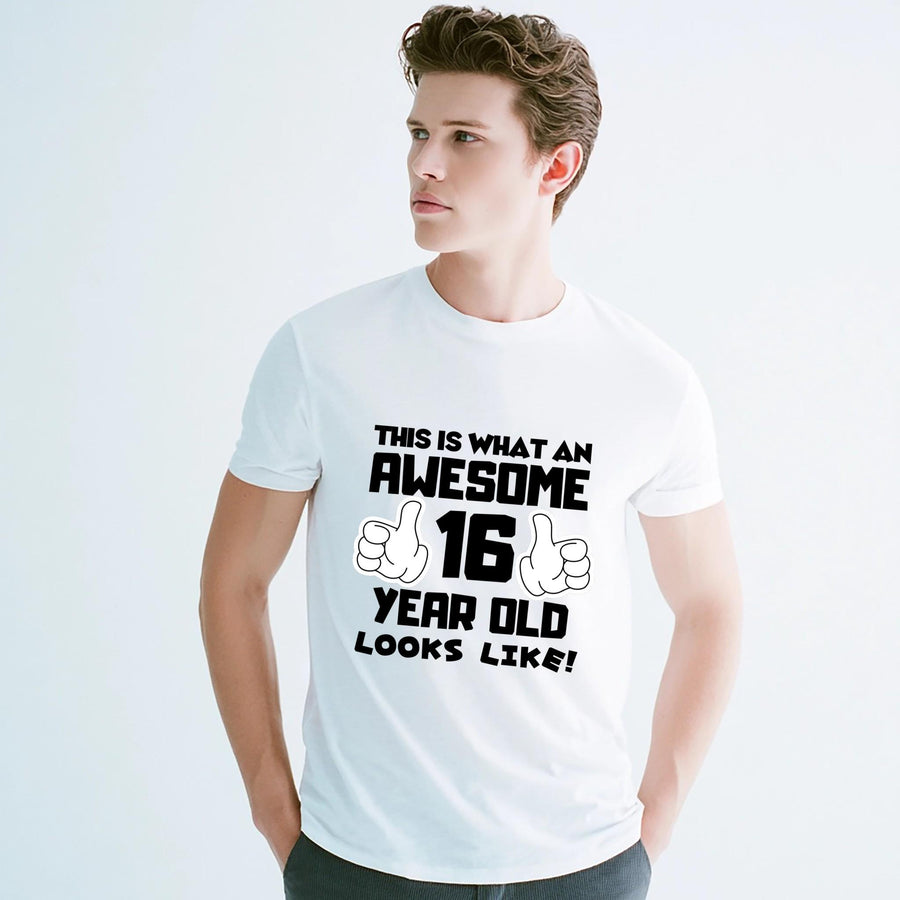 Awesome 16 Year Old T-Shirt – Birthday Gift Tee