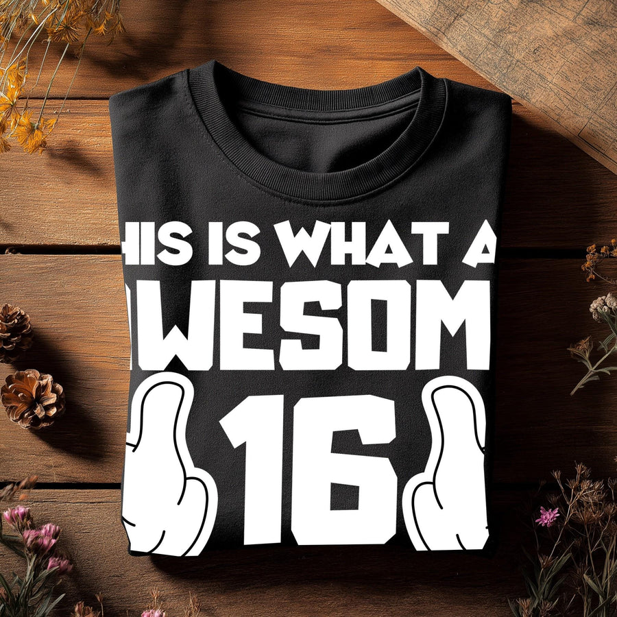 Awesome 16 Year Old T-Shirt – Birthday Gift Tee