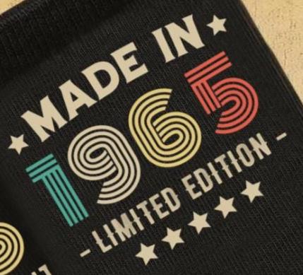 61st Birthday Socks | Limited Edition Made In 1965 Funny Gift