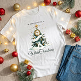 I’m Dreaming of a White Christmas T-Shirt – Festive Holiday Tee, Vintage Christmas Shirt, Merry Christmas Top, Cute Xmas