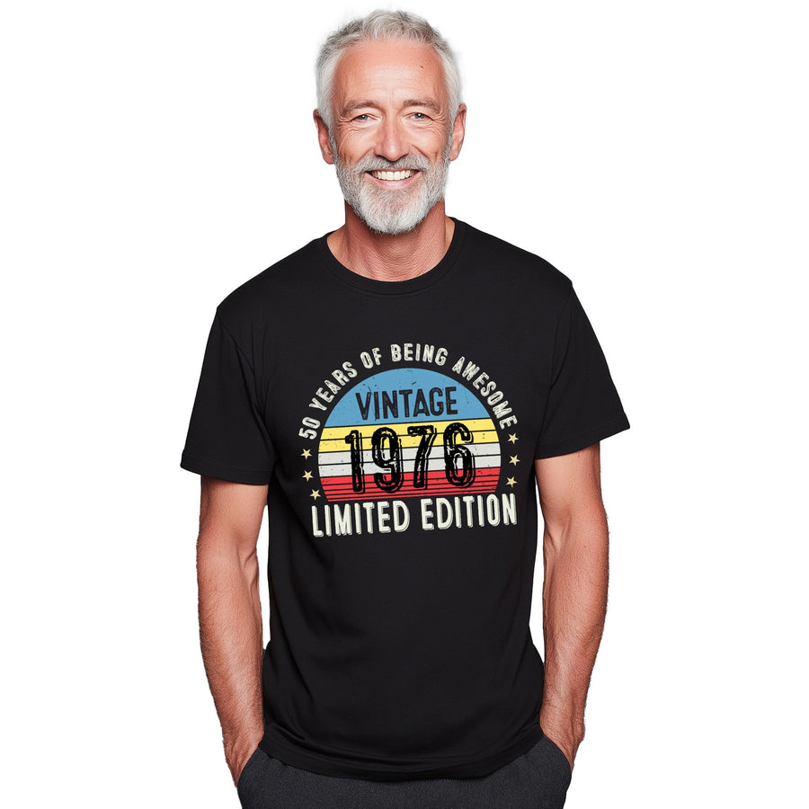 Vintage 1976 50th Birthday T-Shirt | Funny Gift for Dad