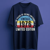 Vintage 1976 50th Birthday T-Shirt | Funny Gift for Dad