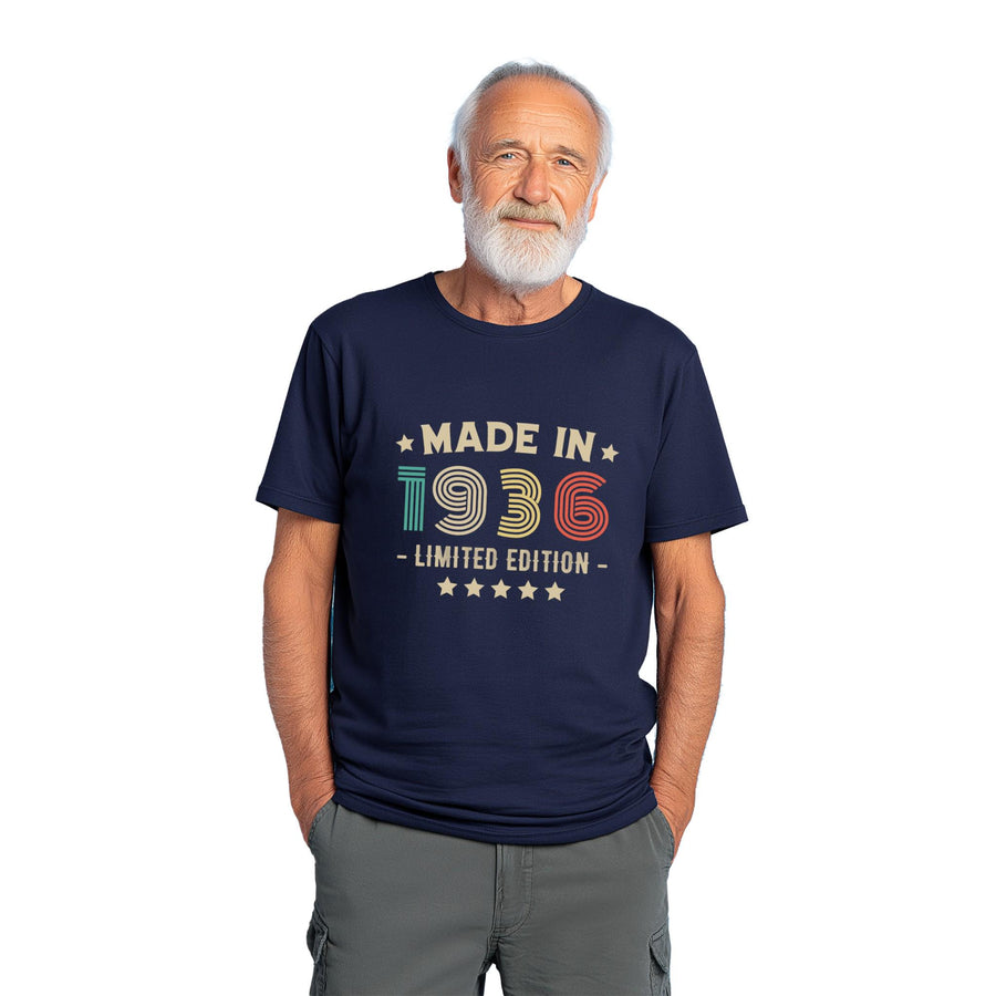 1936 90th Birthday T-Shirt | Funny 90th Gifts for Him and Her | Classic Birthday Shirt for Men and Women