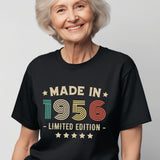 70th Birthday T-Shirt | Funny 1956 Gift for Him & Her