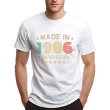1986 40th Birthday T-Shirt | Funny 40th Gifts for Him and Her | Classic Birthday Shirt for Men and Women