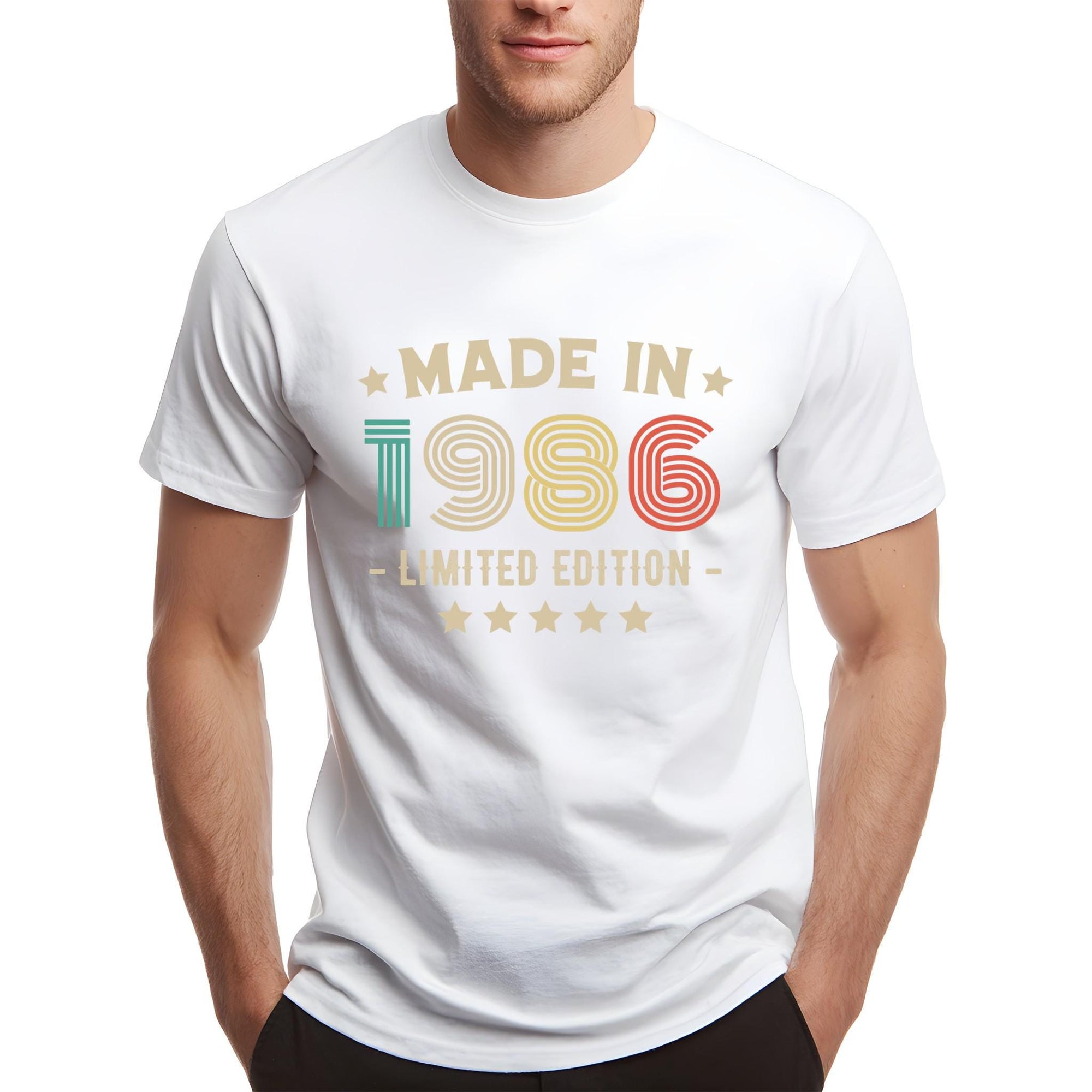 1986 40th Birthday T-Shirt | Funny 40th Gifts for Him and Her | Classic Birthday Shirt for Men and Women
