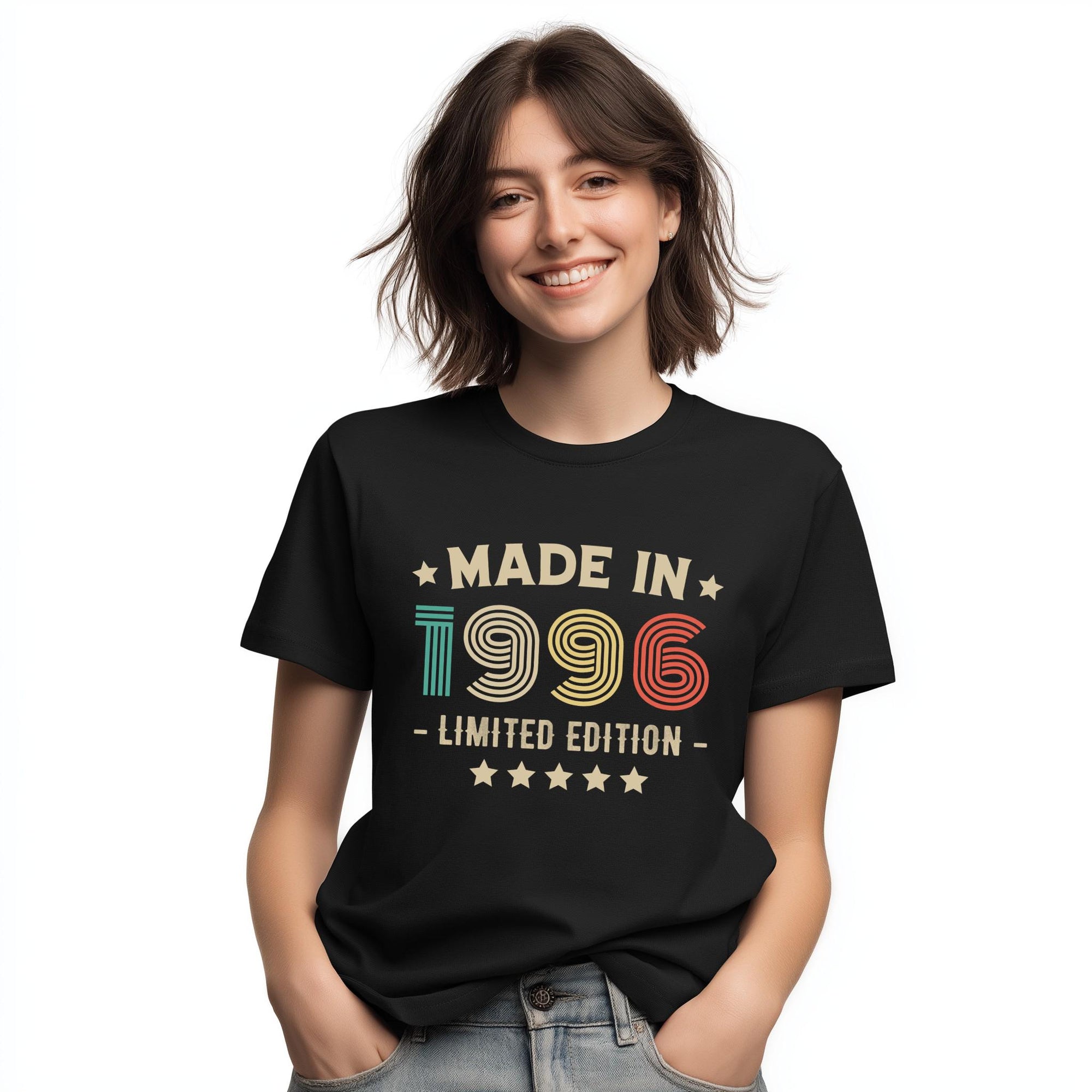 1996 30th Birthday T-Shirt | Funny 30th Gifts for Him and Her | Classic Birthday Shirt for Men and Women