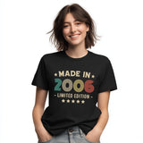 2006 20th Birthday T-Shirt | Vintage Limited Edition Tee