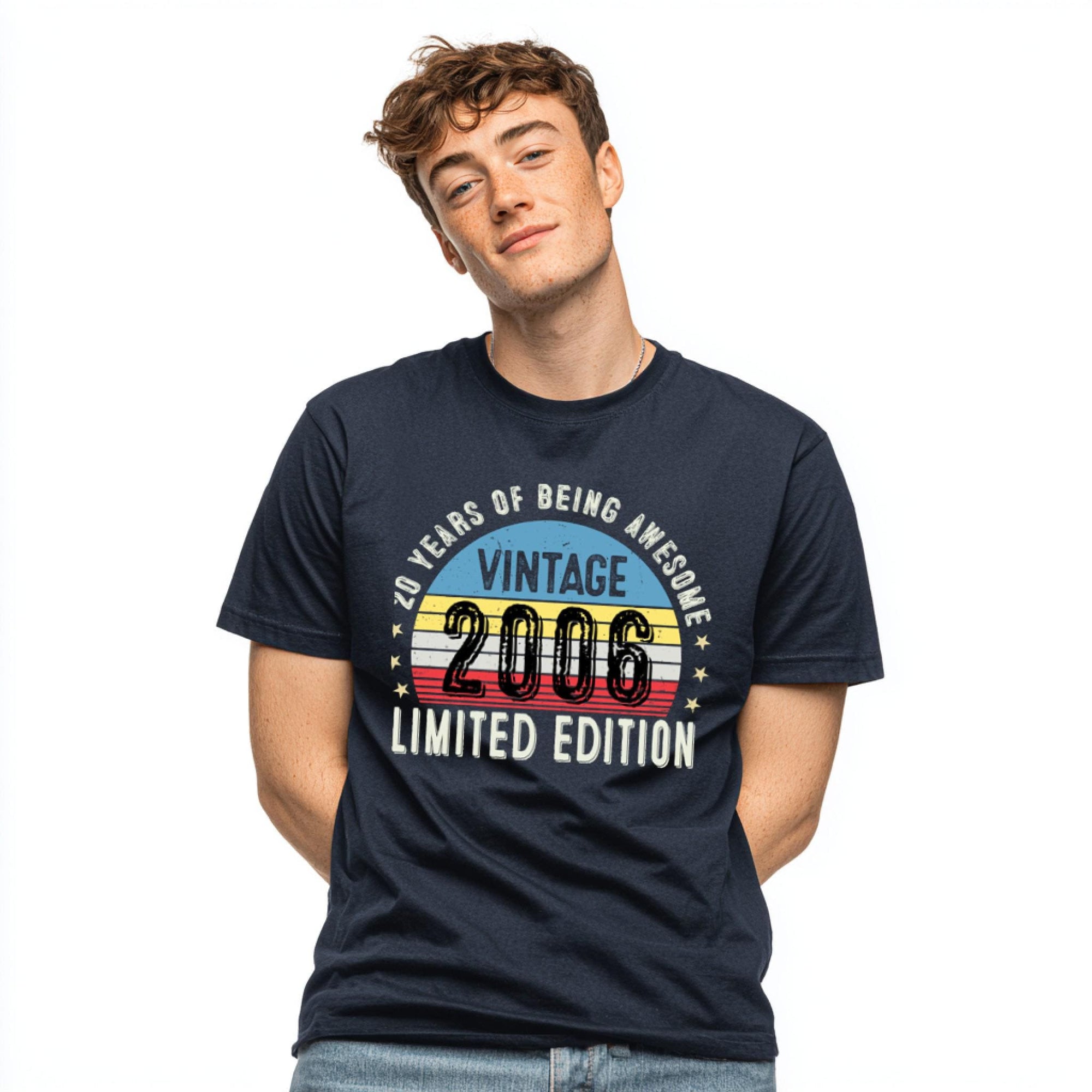 2006 20th Birthday T-Shirt | Funny 20th Gifts for Him and Her | Classic 20th T-Shirt for Men and Women