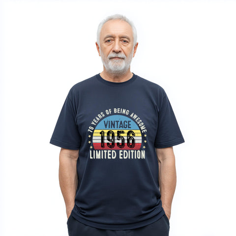 1956 70th Birthday T-Shirt | Funny 70th Gifts for Him and Her | Classic 70th T-Shirt for Men and Women