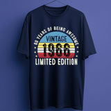 1966 60th Birthday T-Shirt | Vintage Limited Edition Design